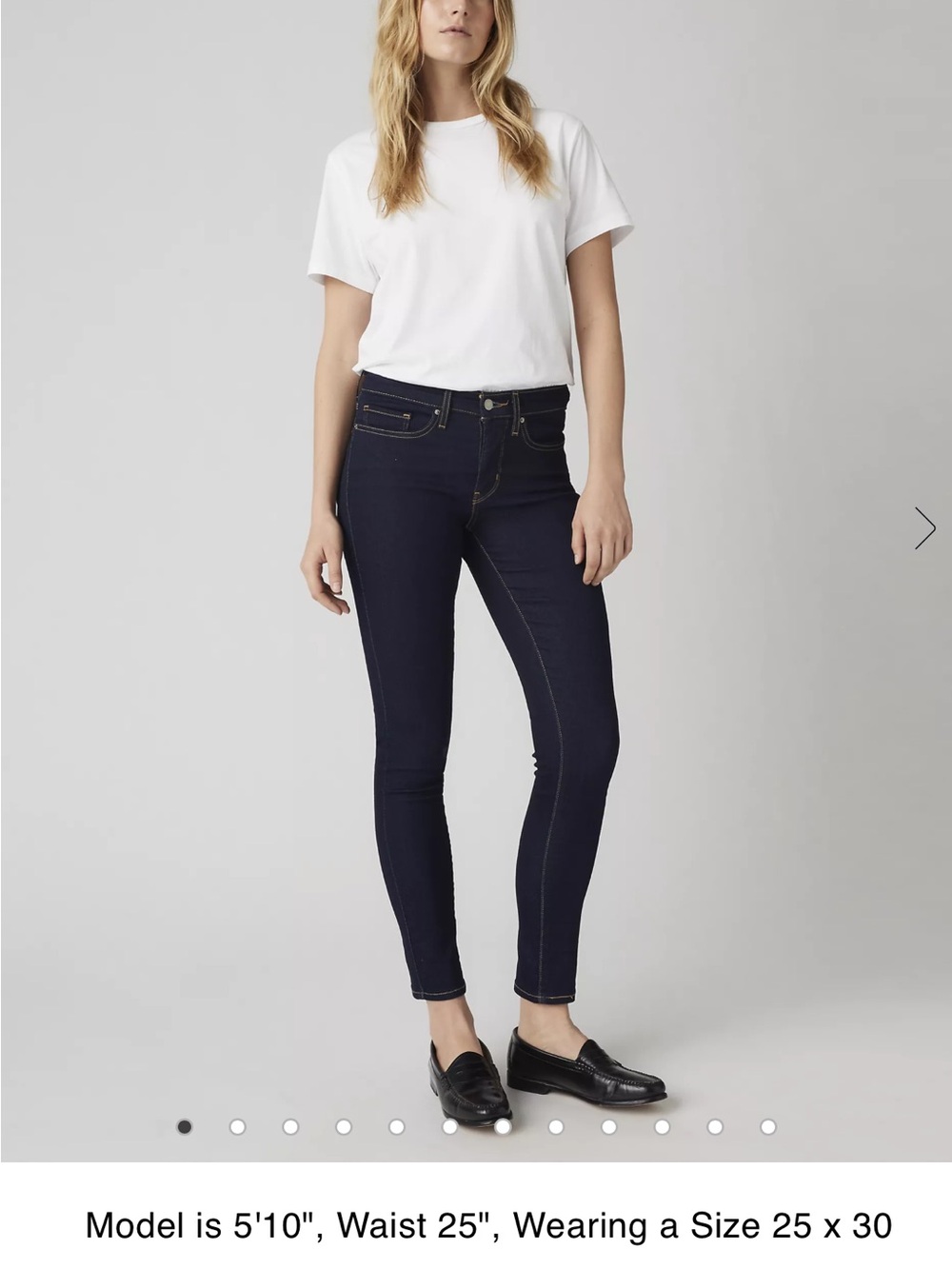NWT! Levi's Women's Dark Blue Skinny Jeggings